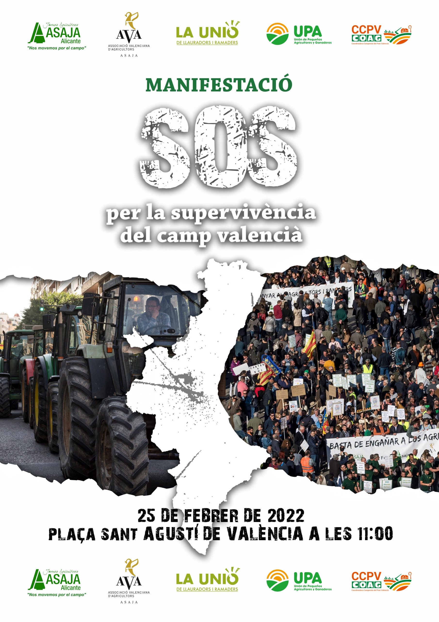SUPORT MASSIU A la MANIFESTACIÓ DEL 25F