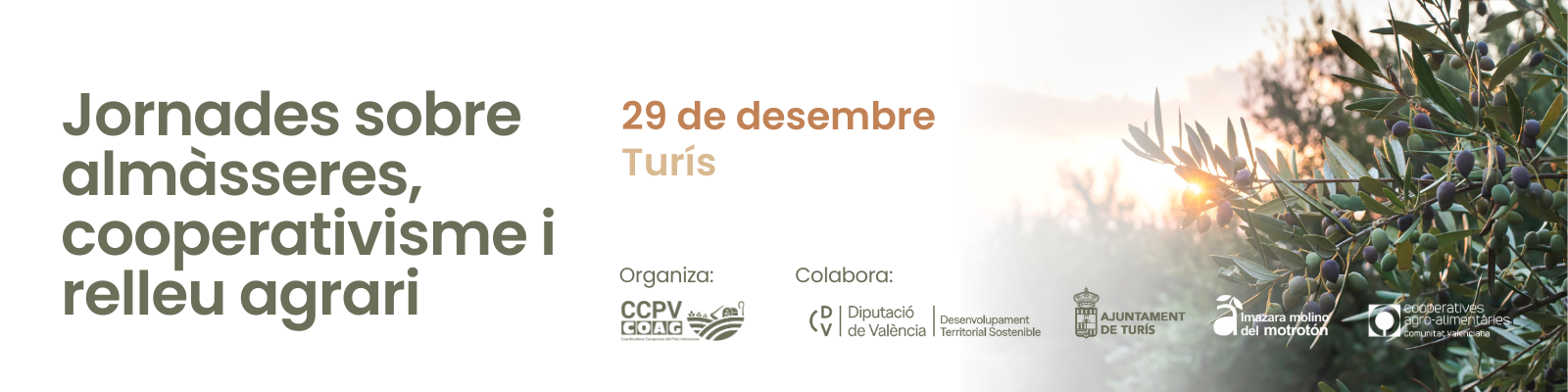 CCPV-COAG organiza en Turís unas jornadas sobre almazaras y dinamización territorial